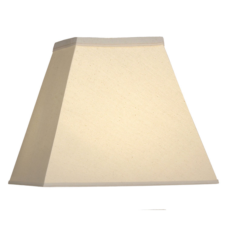 Medallion Lighting 8.5'' H x 10'' W Linen Square Lamp Shade ( Spider